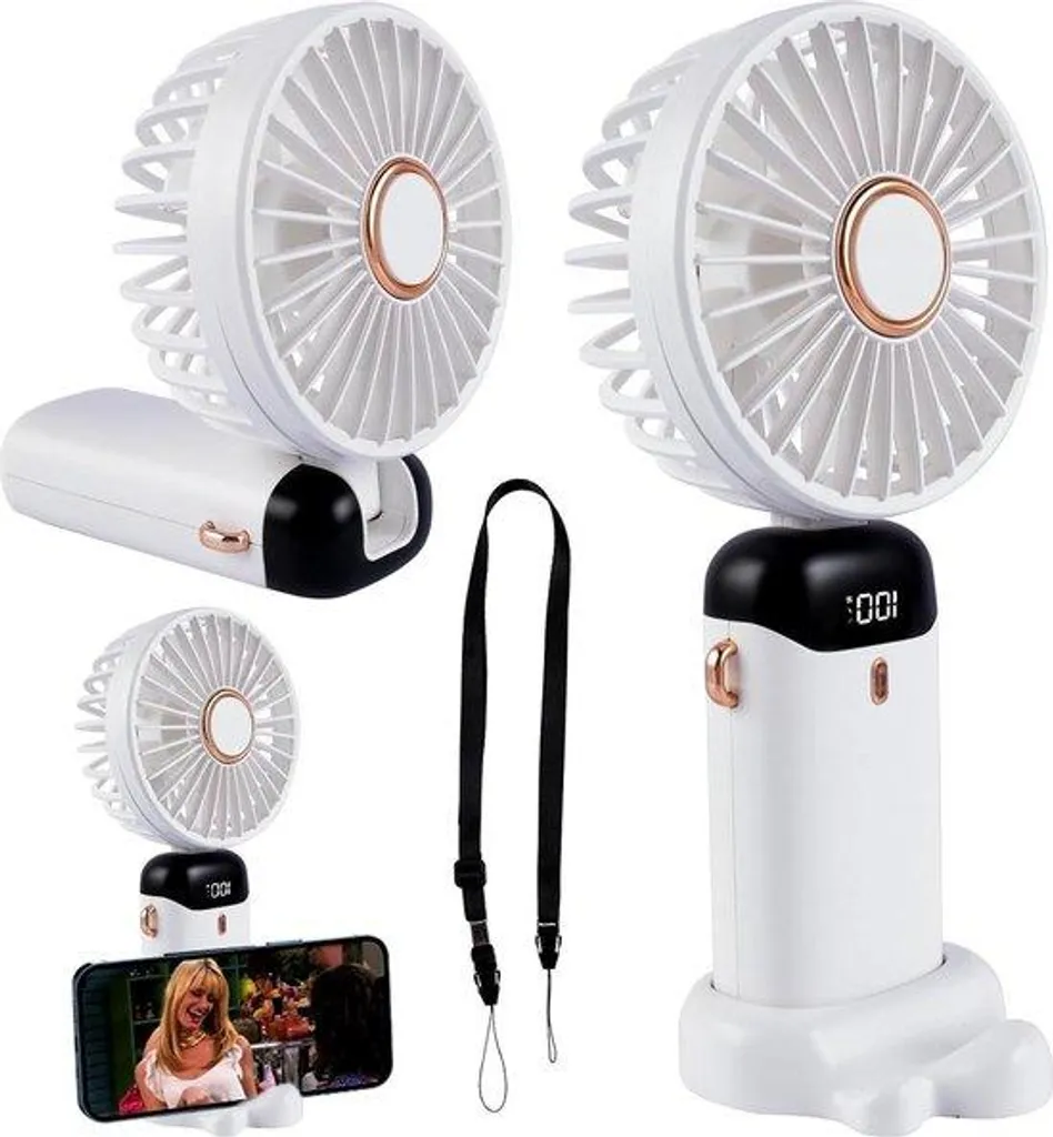Ventilateur de table portable et rechargeable - Mini ventilateur USB