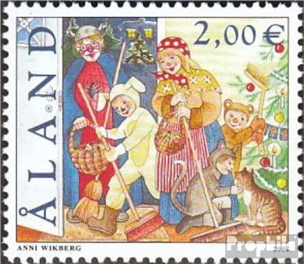 Briefmarken Finnland - Aland 2002 Mi 201 (kompl.Ausg.) postfrisch Ende der Weihnachtszeit