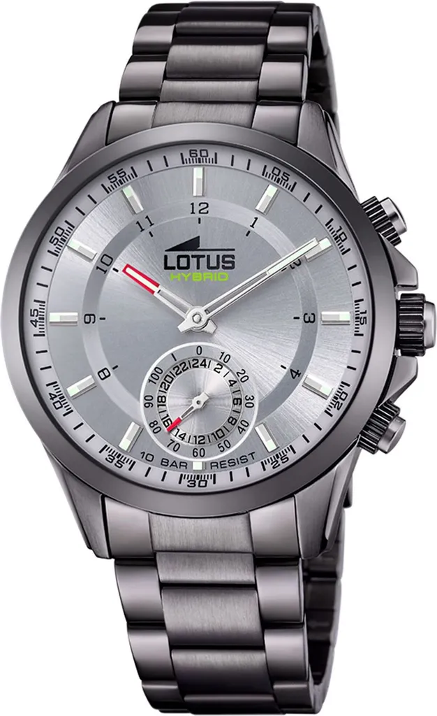 Montre Lotus Homme 18807/1 - Chronographe en Acier avec Cadran Argenté