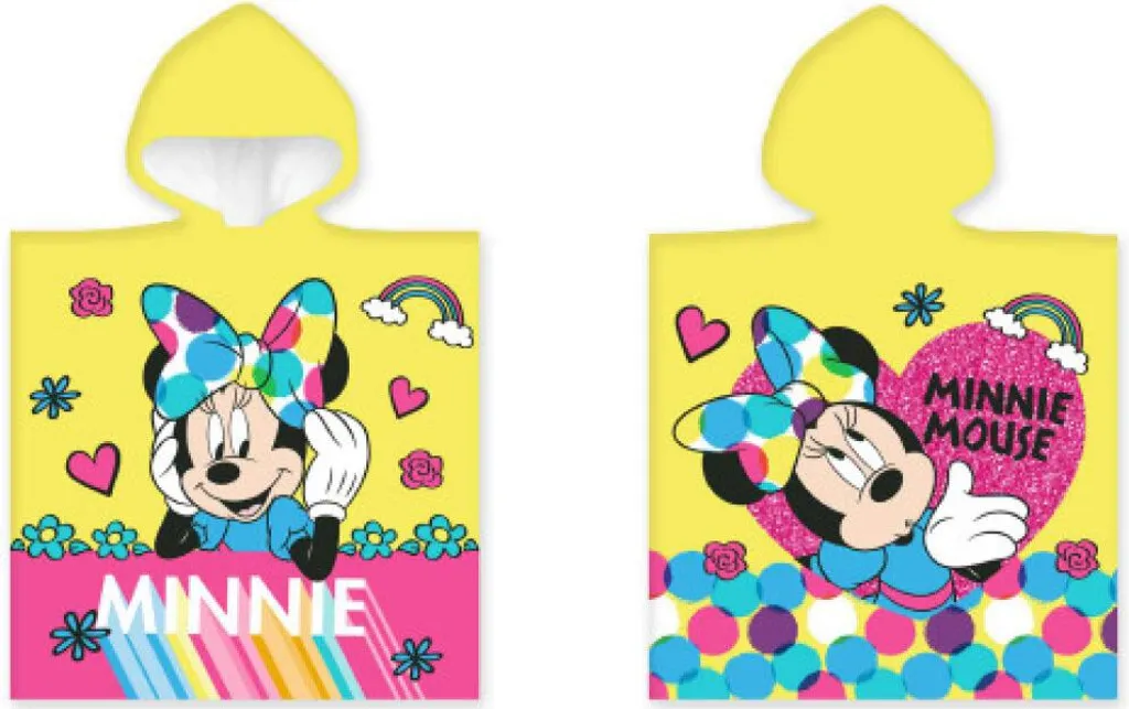Poncho Mare Minnie Mouse 50x100 cm - Accappatoio Bimba Disney - 5