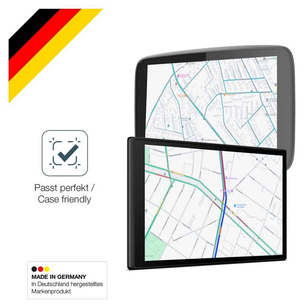 2x Schutzfolie für Joying Car Radio 8 16:10 matt - Anti-Shock 9H Folie dipos Glass Kunststoffglas
