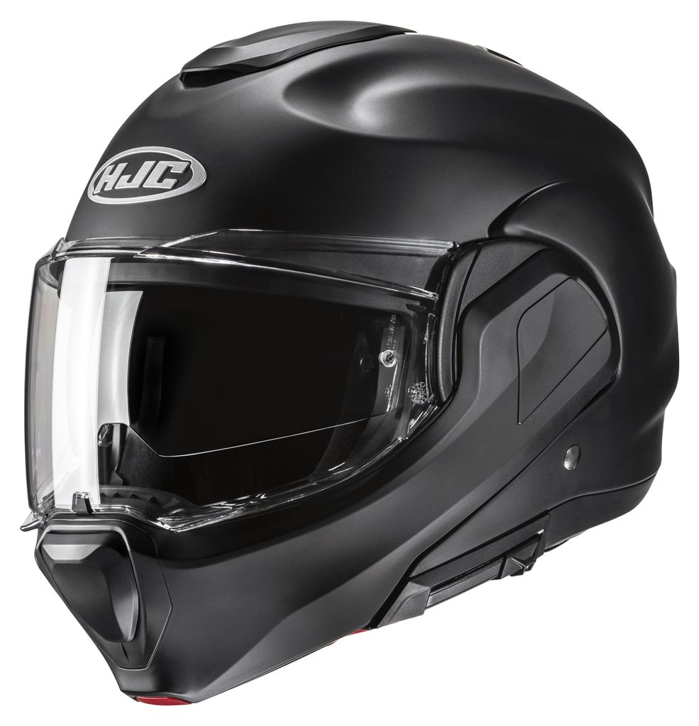 HJC F100 Solid Semi Flat Black schwarz matt Überklapphelm Produktbild 