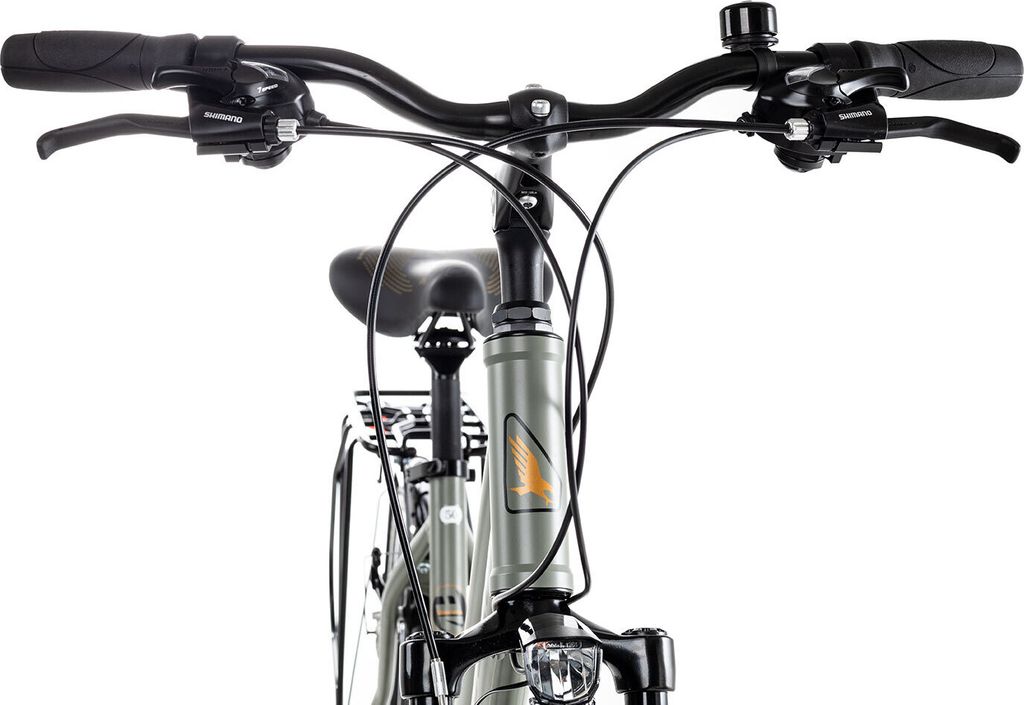Adler Verona Trapez Trekkingrad 28 Zoll Damenrad khakigrey Produktbild 4