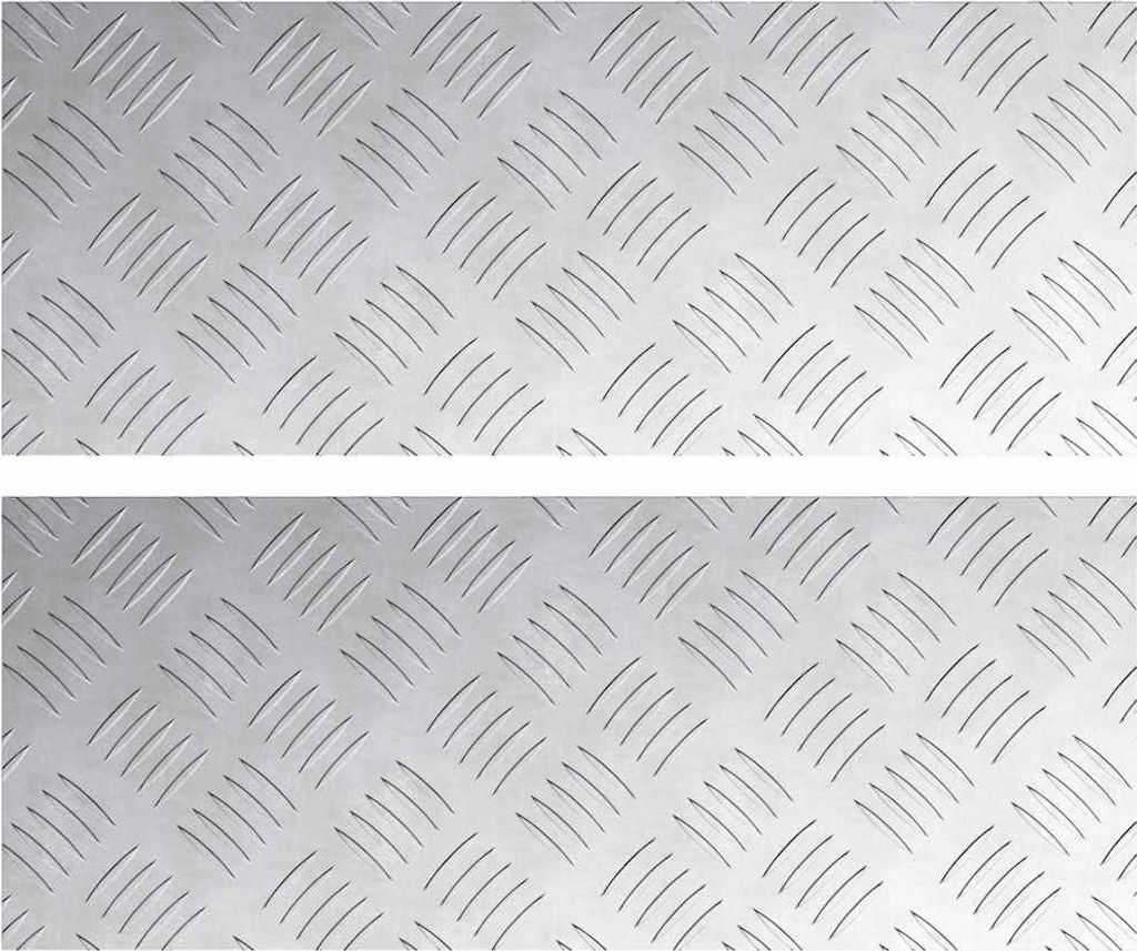 vidaXL Treppe Tritt Rechtwinklig 2 pcs Silber 50 x 20 cm Aluminium