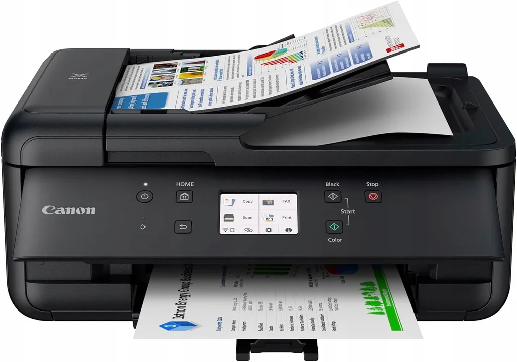 Canon PIXMA TR7650 4-en-1 WLAN avec Écran Tactile et Chargeur ADF