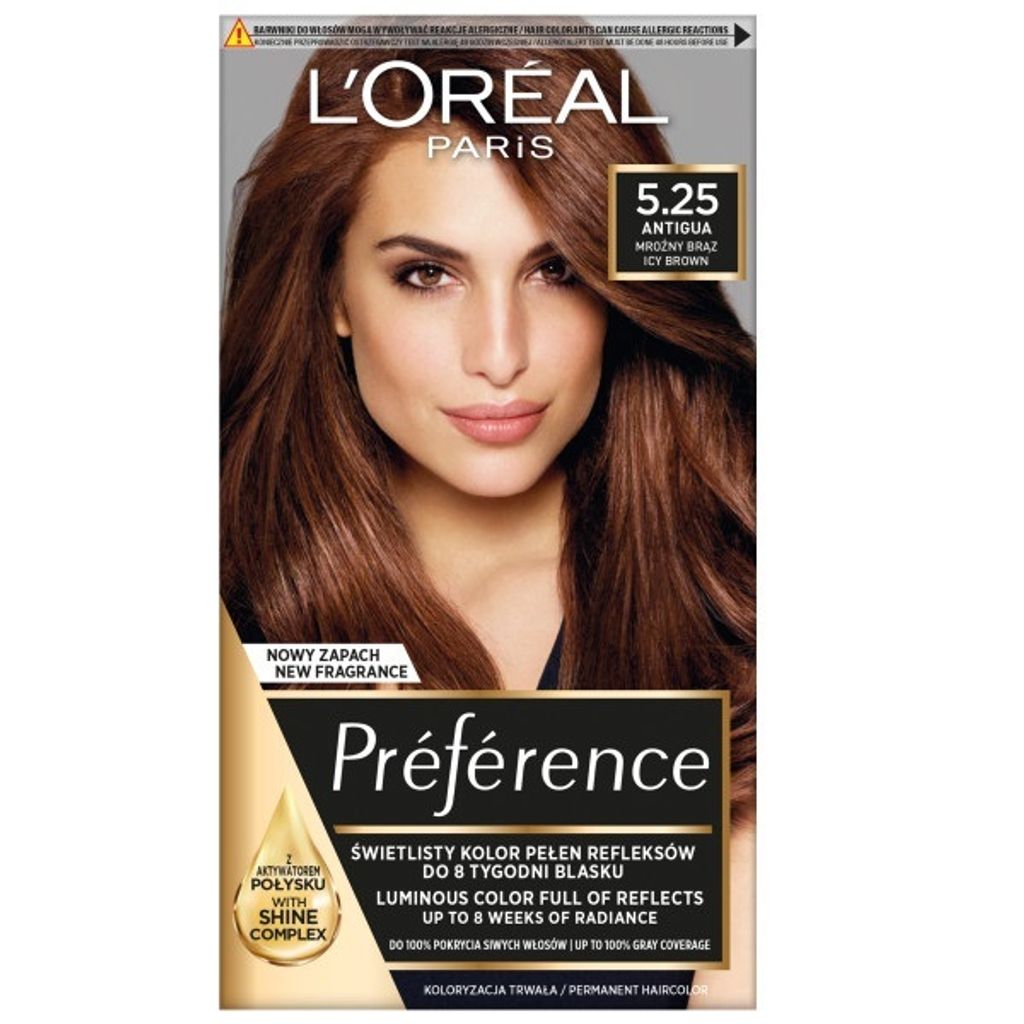 L'Oreal Paris Preference Haarfarbe 5.25 Antigua Produktbild 