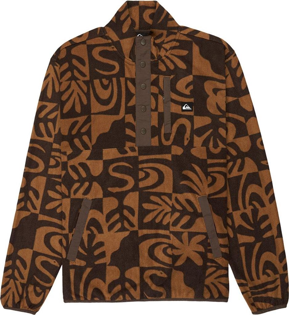 Quiksilver No Destination Fleece Mit Halbem Reißverschluss Braun 2XL Mann Braun 2XL