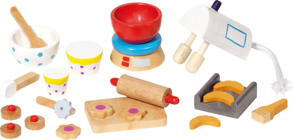 Goki Poppenhuis Bakset, 22dlg. Image du produit 