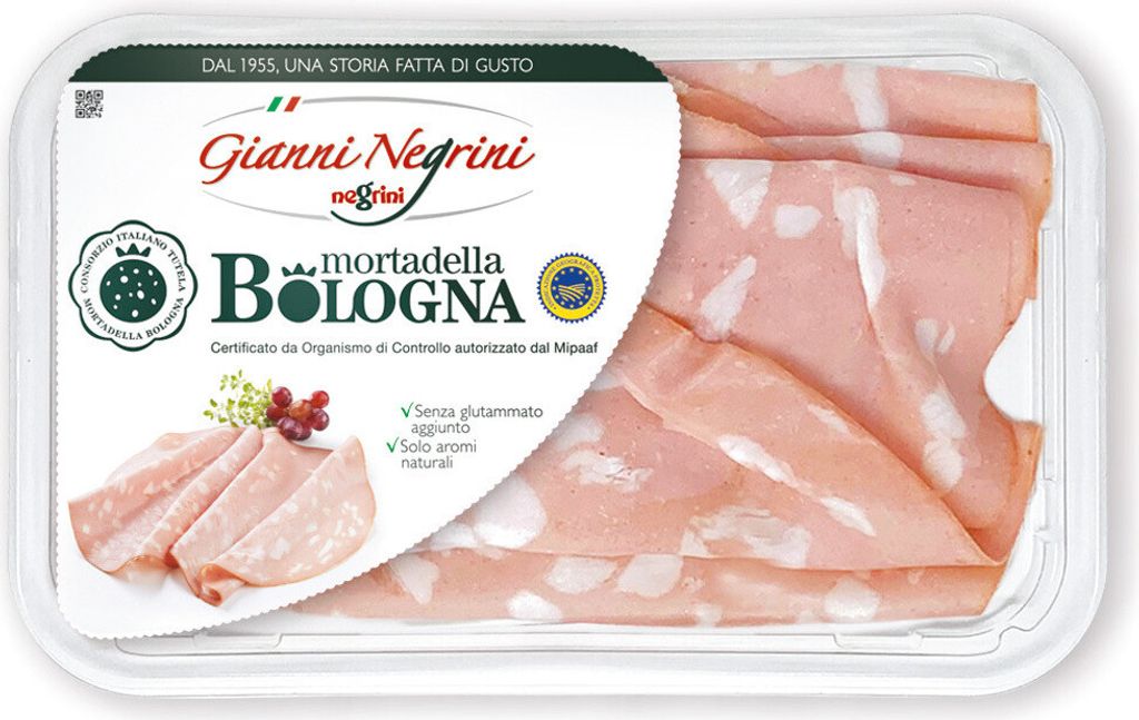 Motradella Bologna IGP Affettata 80g - Gianni Negrini Produktbild 