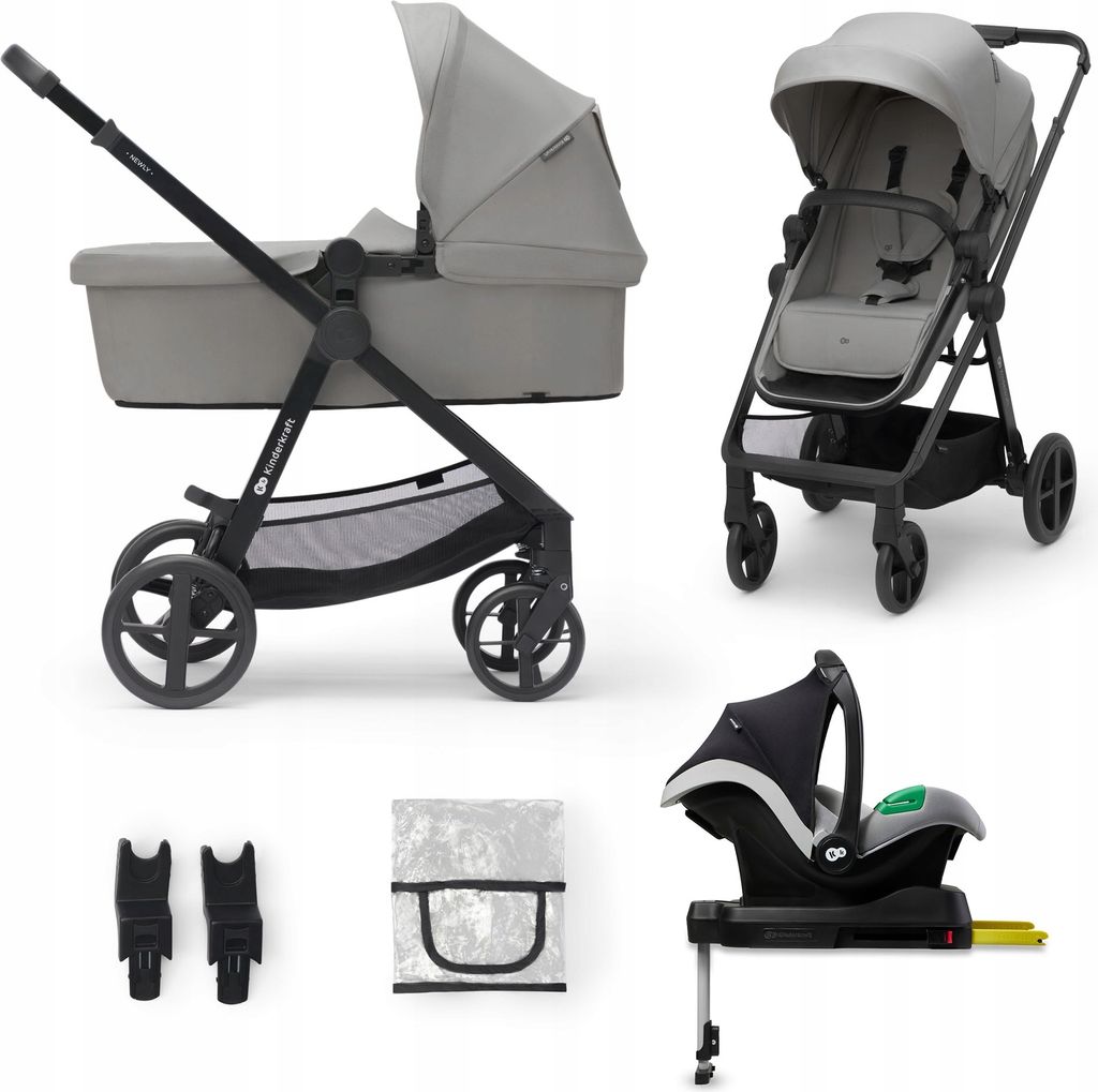 Kinderkraft NEWLY Kombikinderwagen Grau