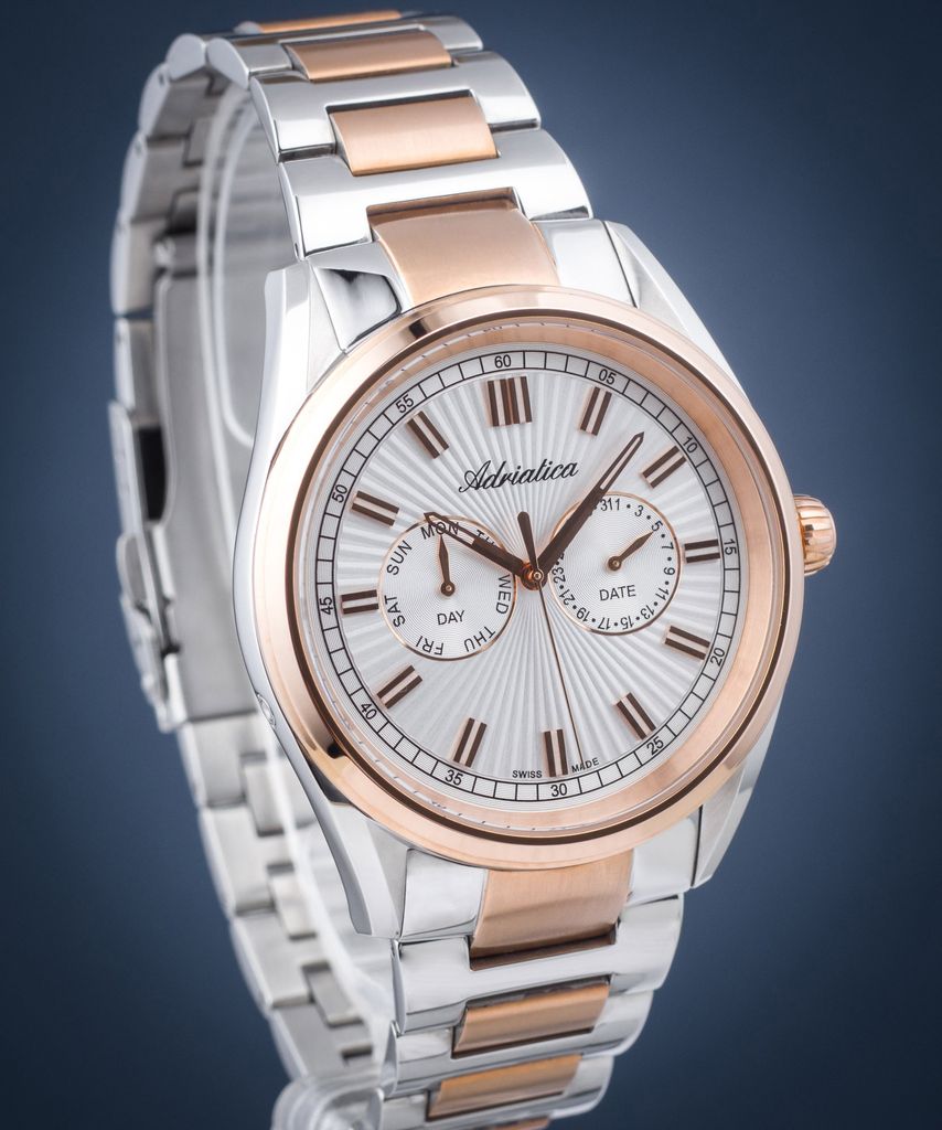 Adriatica Herrenuhr A8211.R113QF silber