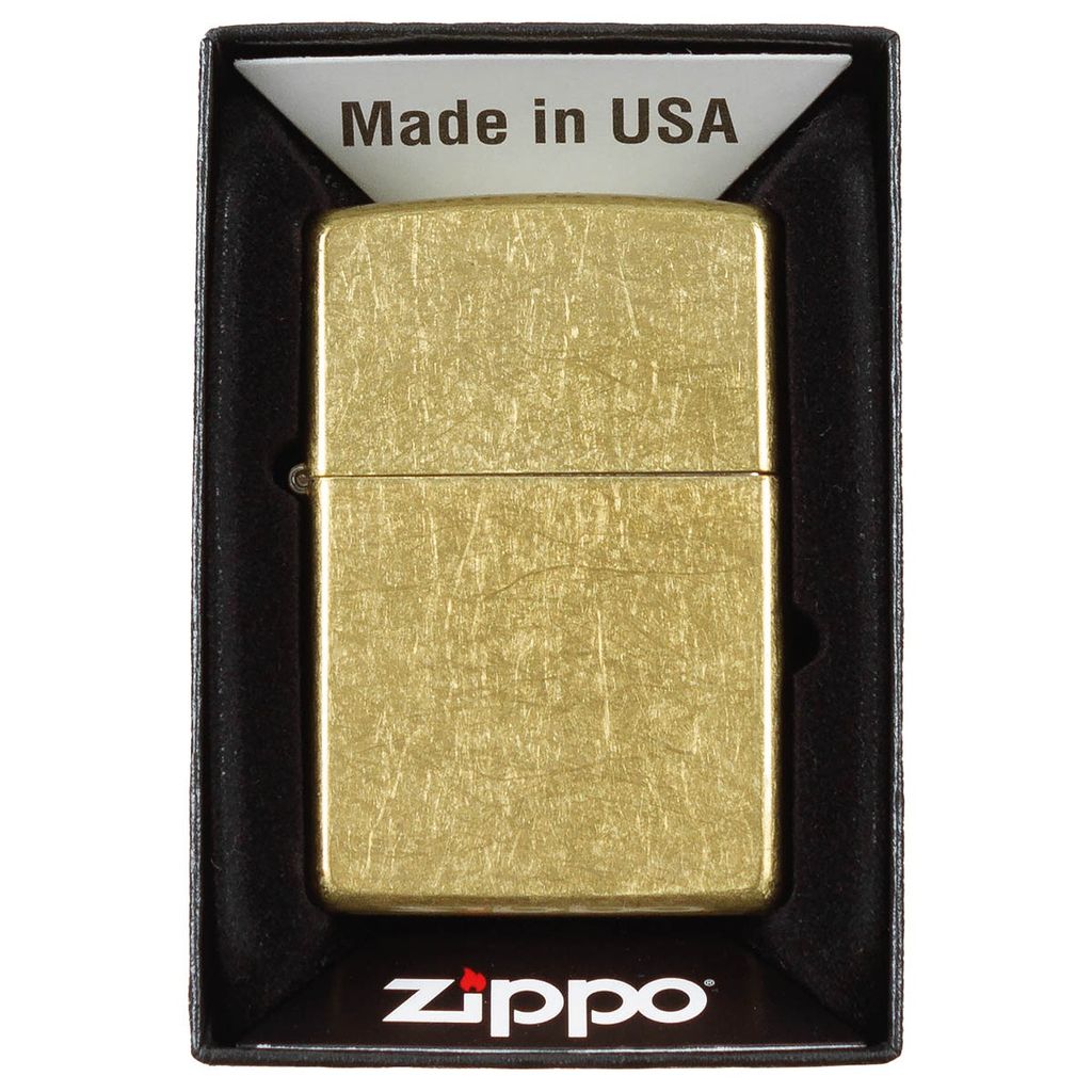 Accendino, Zippo, Street Brass, non riempito Immagine del prodotto 