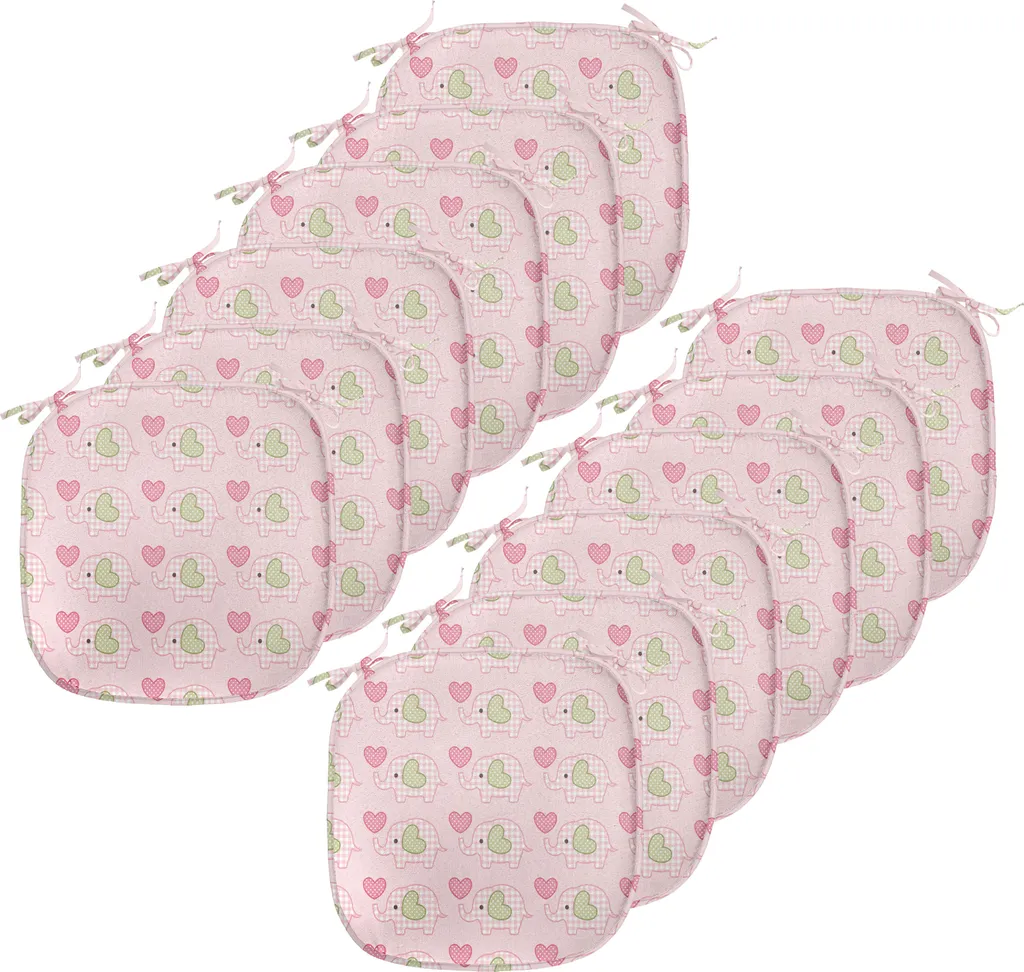 Coussin de chaise de salle à manger hydrofuge ABAKUHAUS lot de 12