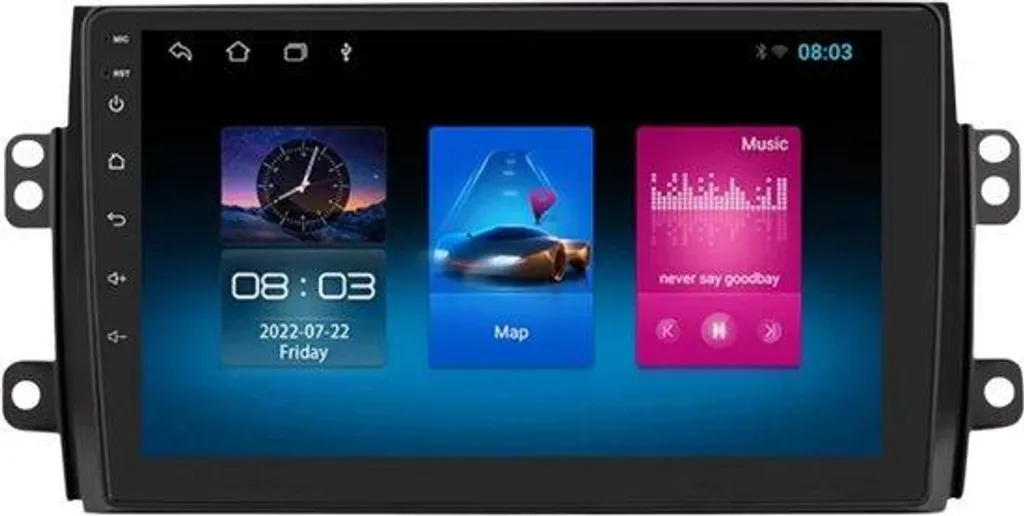 Radio Android Suzuki SX4 Fiat Sedici Navigatore GPS Bluetooth CarPlay