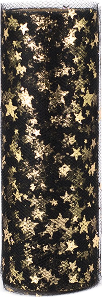 tüllstoff tüllband tüllrolle glitzertüll dekostoff silvester kostüm tüllrock tütü karneval fasweihnachten gold mit motiven muster 15 cm 9 m