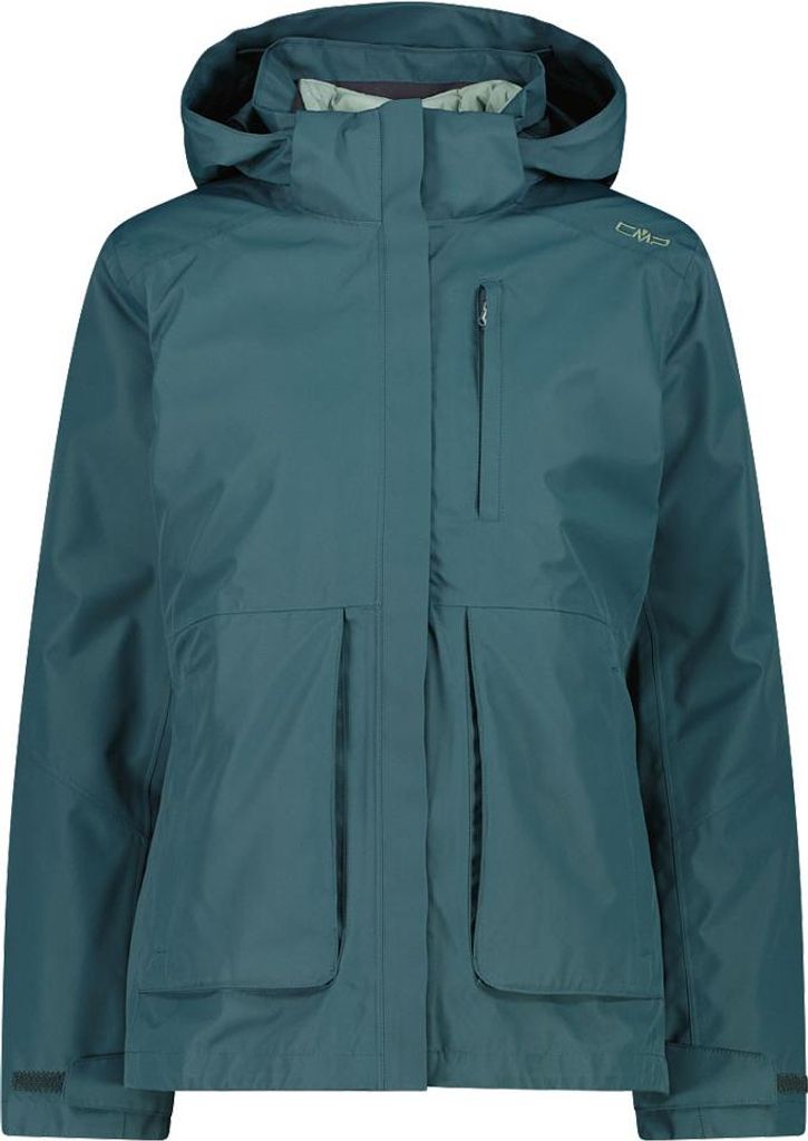 CMP Doppeljacken Damen ZIP HOOD DETACHBLE INN.JACKET TREK GREEN TREK GREEN 38