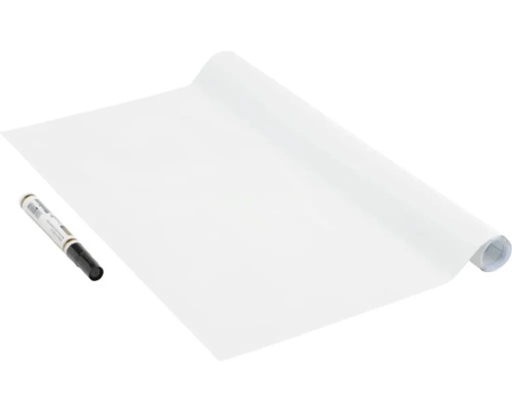 Film tableau blanc Venilia blanc 45x150 cm avec feutre effaçable