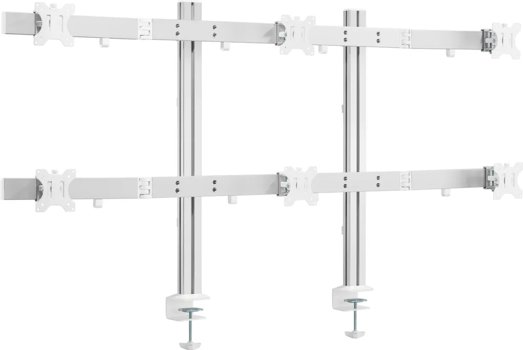 Support de table pour 6 écrans 17-32 Xantron PRO-FS06 - Montage VESA