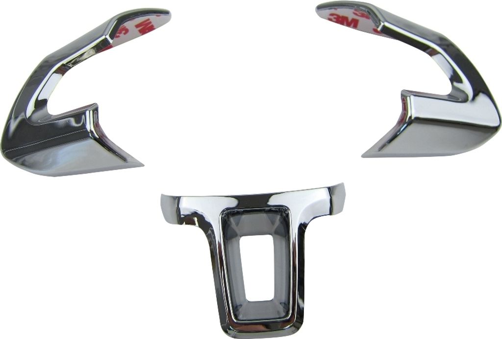 ALU Lenkrad Abdeckung Blenden Clip Chrom SET MFL für VW Touran GP / Eos / Tiguan