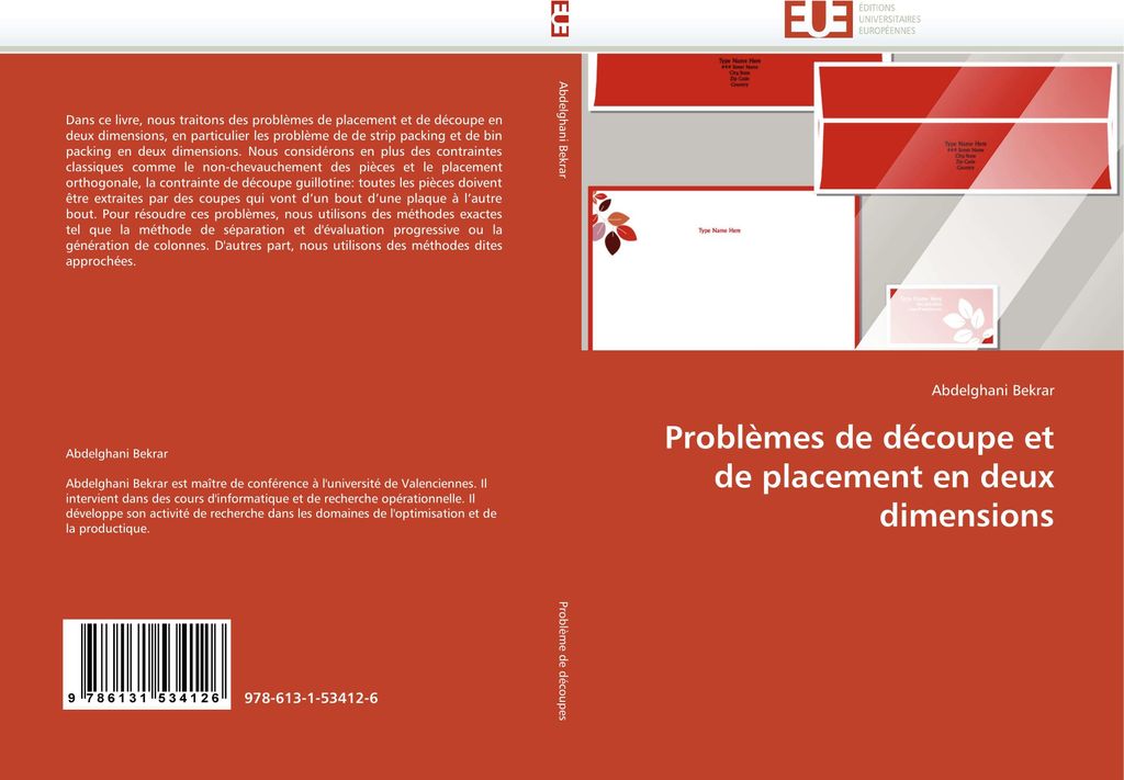 Problèmes de découpe et de placement en deux dimensions