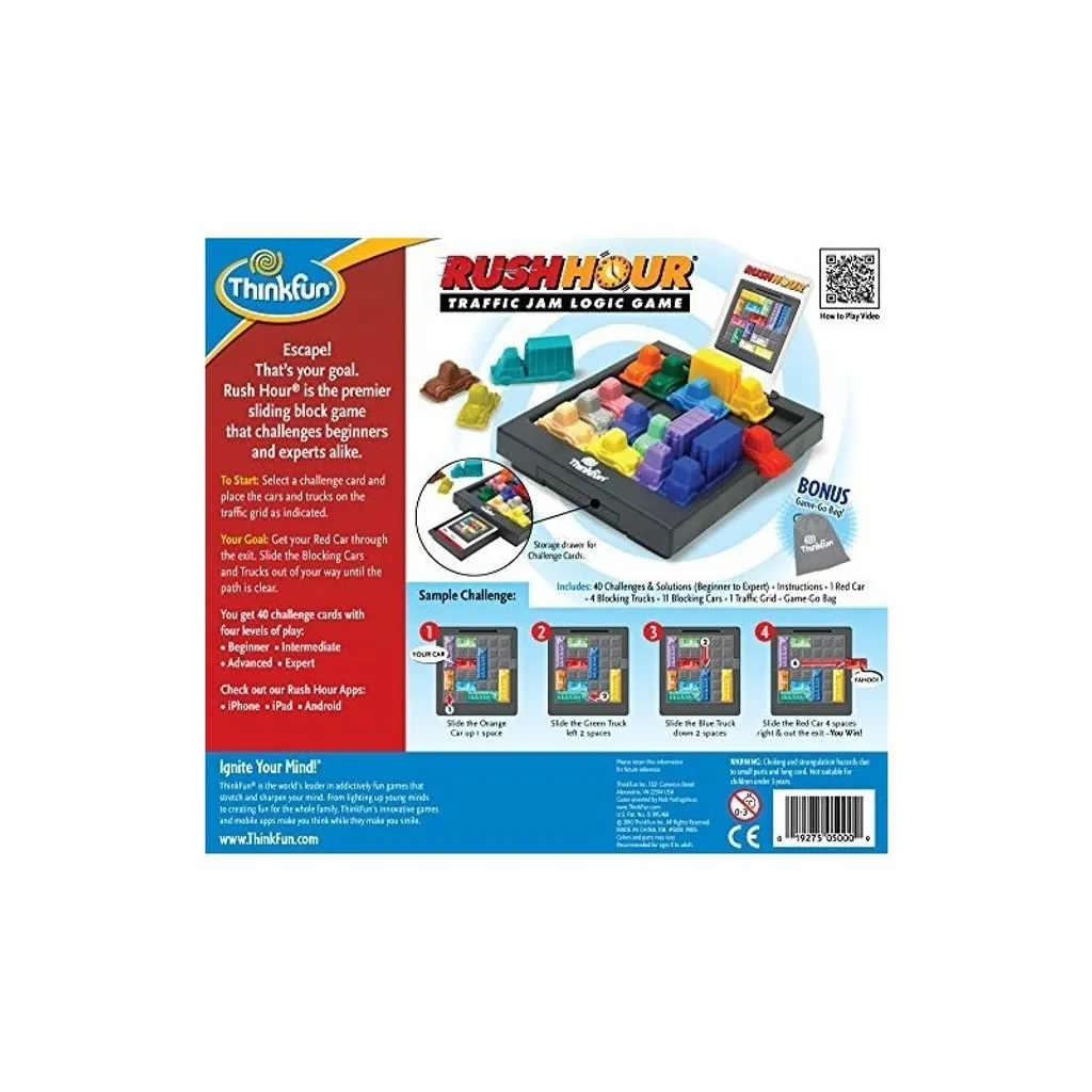 Thinkfun Rush Hour Jeu de Logique et de Réflexion avec 40 Défis Progressifs - 3