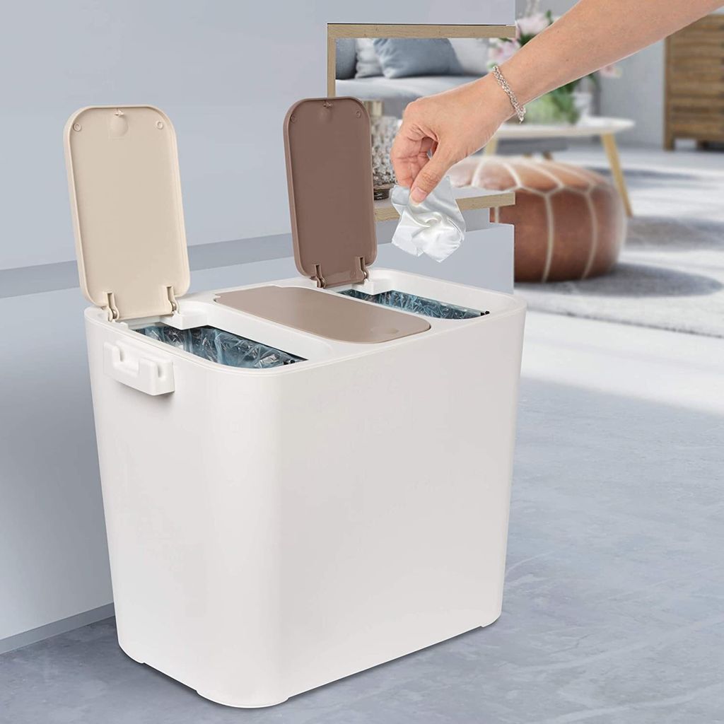 ONVAYA® Mülltrennsystem Ben | 27 Liter | Mülltrennung mit Produktbild 6