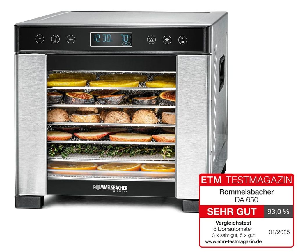 ROMMELSBACHER Dörrautomat DA 650, Dörrfläche 0,5 m², inkl. Produktbild 