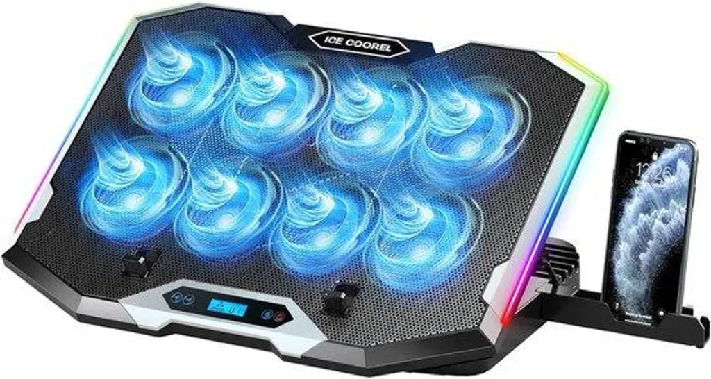 Refroidisseur ordinateur portable pour gaming intensif et montage vidéo