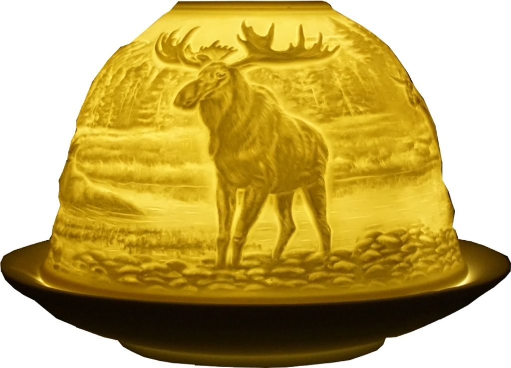 Windlicht Dome Light Elche Elch Produktbild 