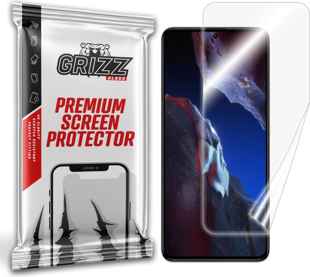 GrizzGlass Xiaomi Keramische Folie CeramicFilm für Poco F5 Pro