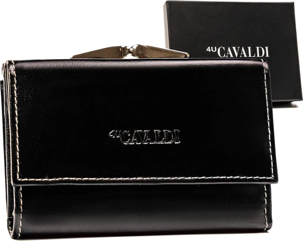 Portafoglio Grande Donna RD-18-GCL-6103 Nero Multicolore - Pelle Premium - 1
