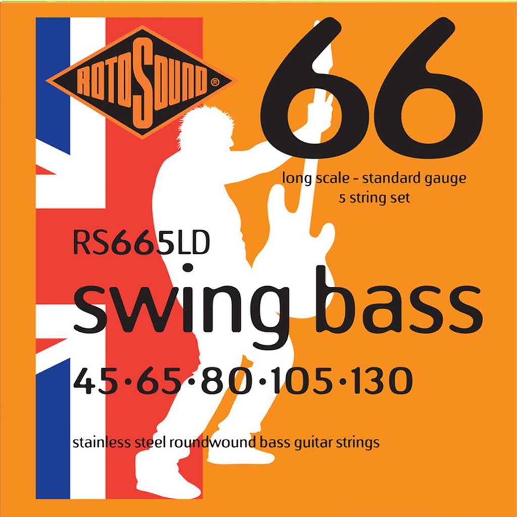 Rotosound RS 665 LD Saiten für 5-saitigen E-Bass, Saiten Produktbild 