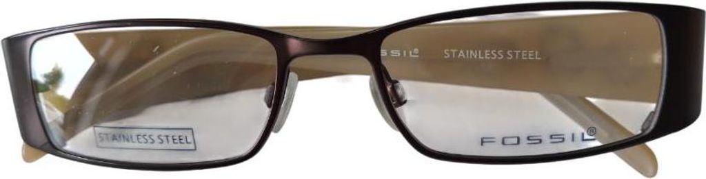 Fossil Korrektionsfassung Brille Metall Braun 49/17/135 - OF1140200