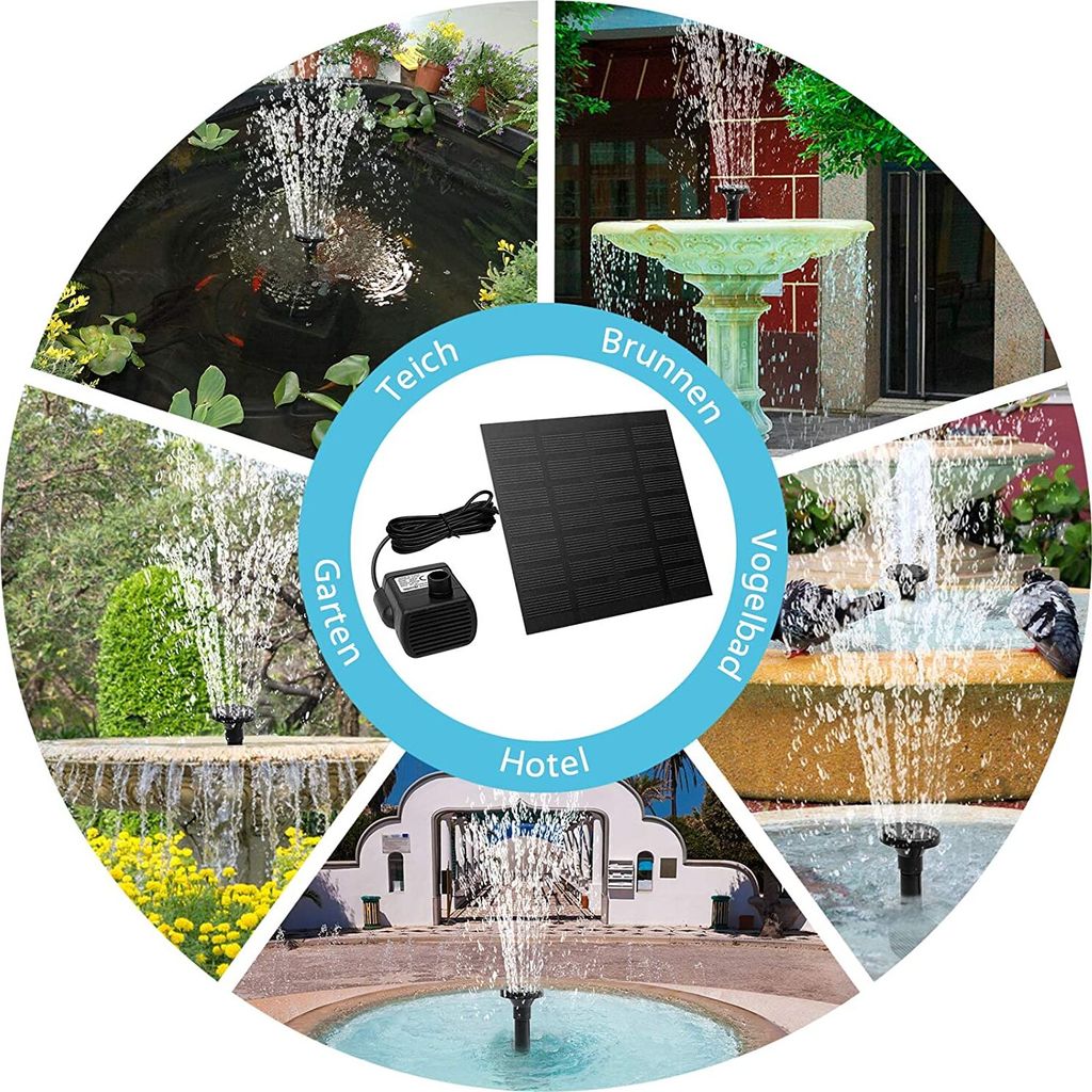 ACXIN Solar Teichpumpe Outdoor Wasserpumpe Solar Produktbild 8