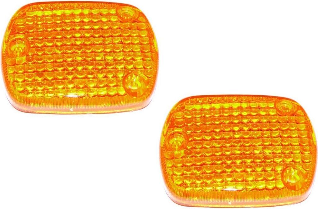 2x Blinkergläser für HONDA CA CB CBX CMX CX VF VT 125 250 500 650 750 1100
