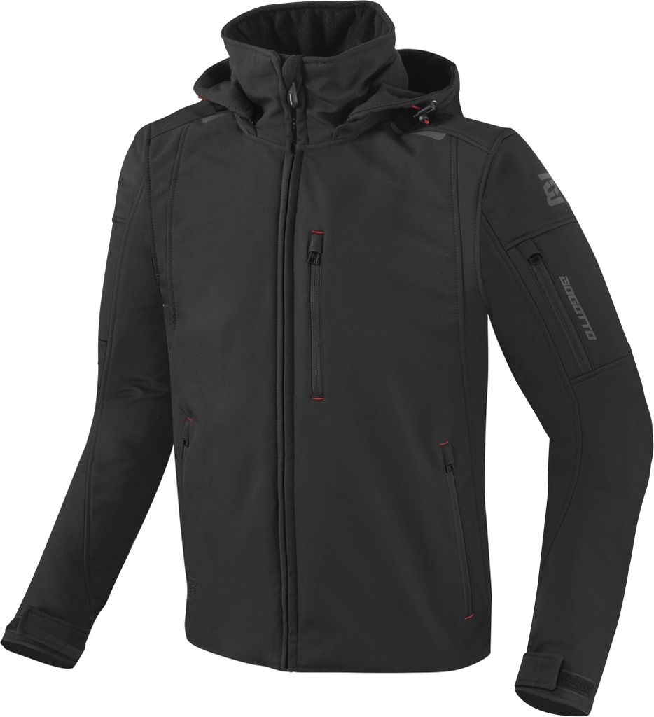 Bogotto Win-D Motorrad Textiljacke, schwarz, 5XL