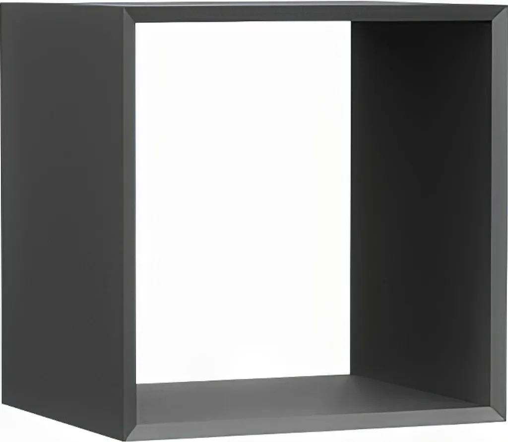 Organisateur de bureau anthracite 3xEliving étagère pour livres et déco