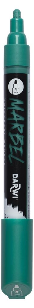 Marbel Medium 4mm Pfauengn N°610
