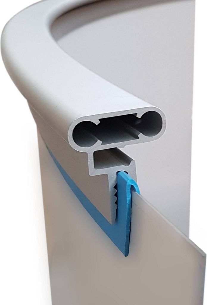 Handlaufpaket Premium aus Aluminium für Ovalbecken, verschiedene Maße Pool Handlaufpaket Premium aus Aluminium für Ovalbecken bis 420 x 800 cm