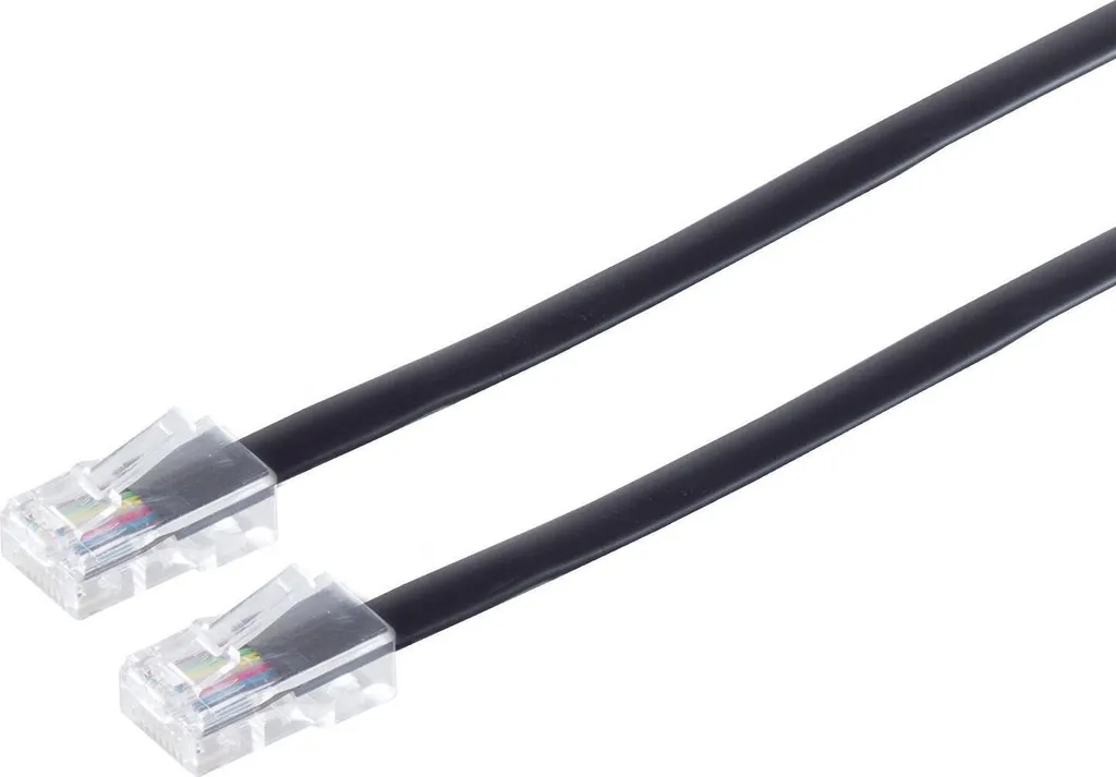 Cavo ISDN RJ45 6m Nero | TC 50326 per Smart Working e Telefonia