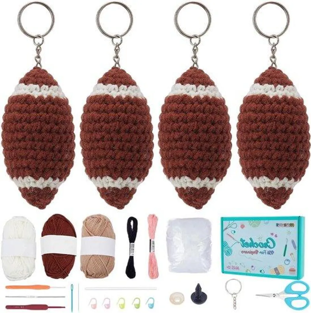 Kit crochet complet avec accessoires ergonomiques et tutoriel de base
