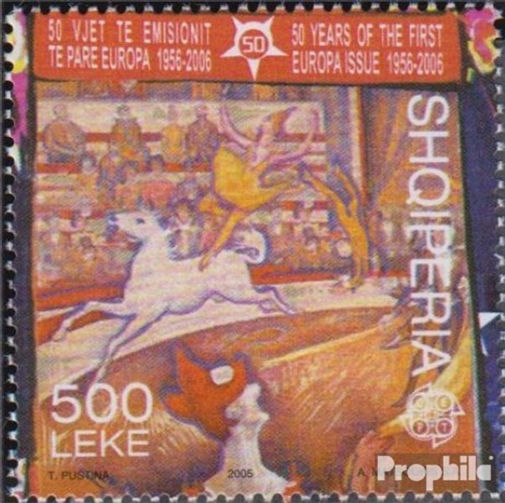 Briefmarken Albanien 2005 Mi 3047 (kompl.Ausg.) postfrisch Zirkus