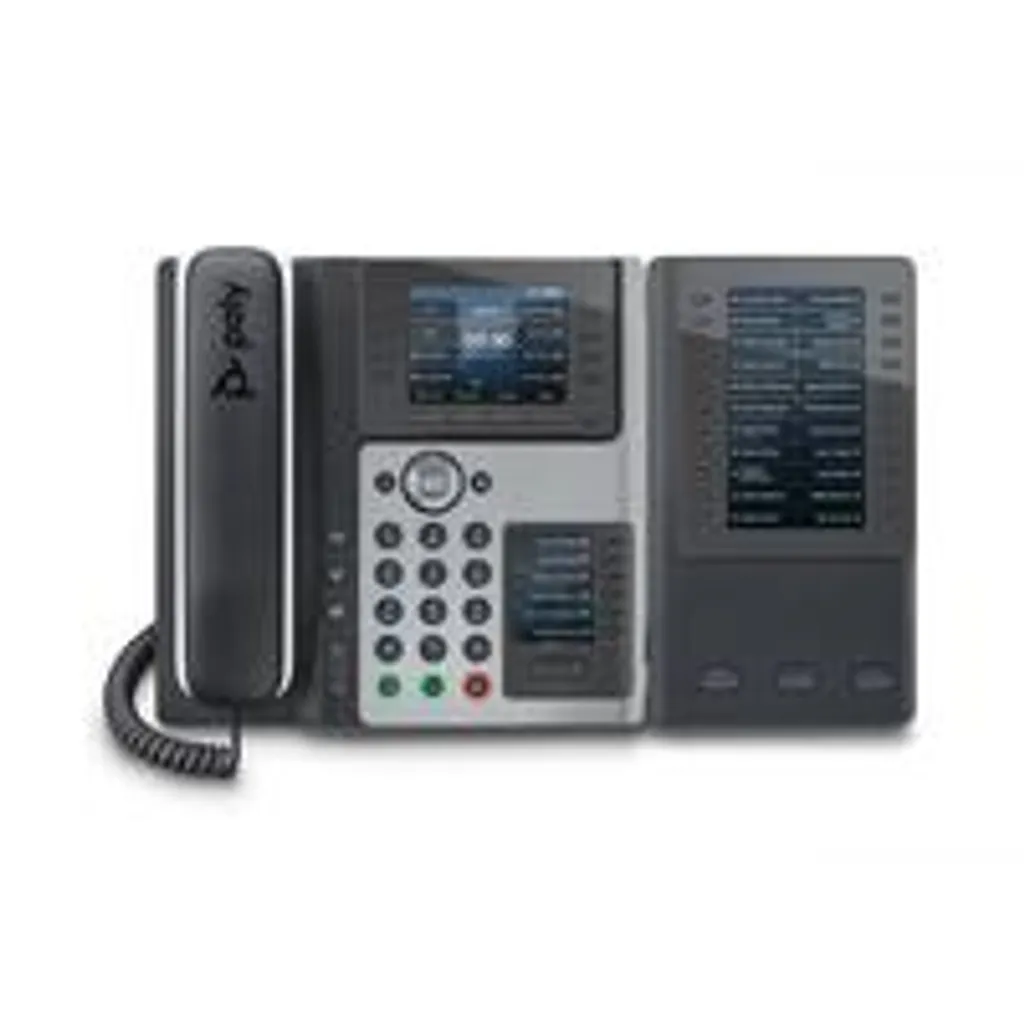 Poly Edge E400 Téléphone IP de Bureau avec Écran Couleur et Bluetooth