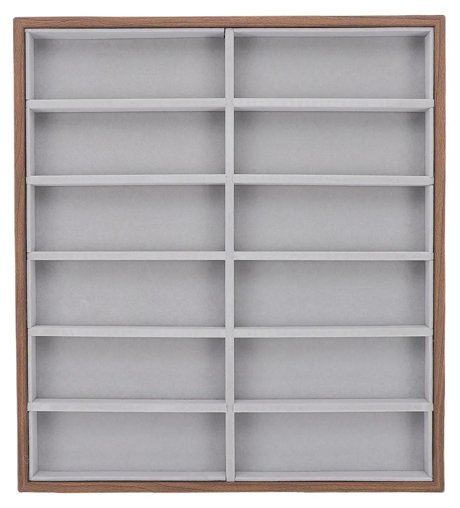 Organisateur lunettes 12 places pour rangement solaire et vue bois chic