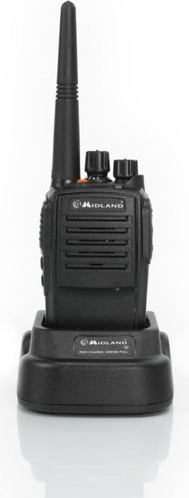 Midland G15 - PMR446 Funksprechgerät 8 Kanäle 446.00625 - 446.09375 MHz Schwarz