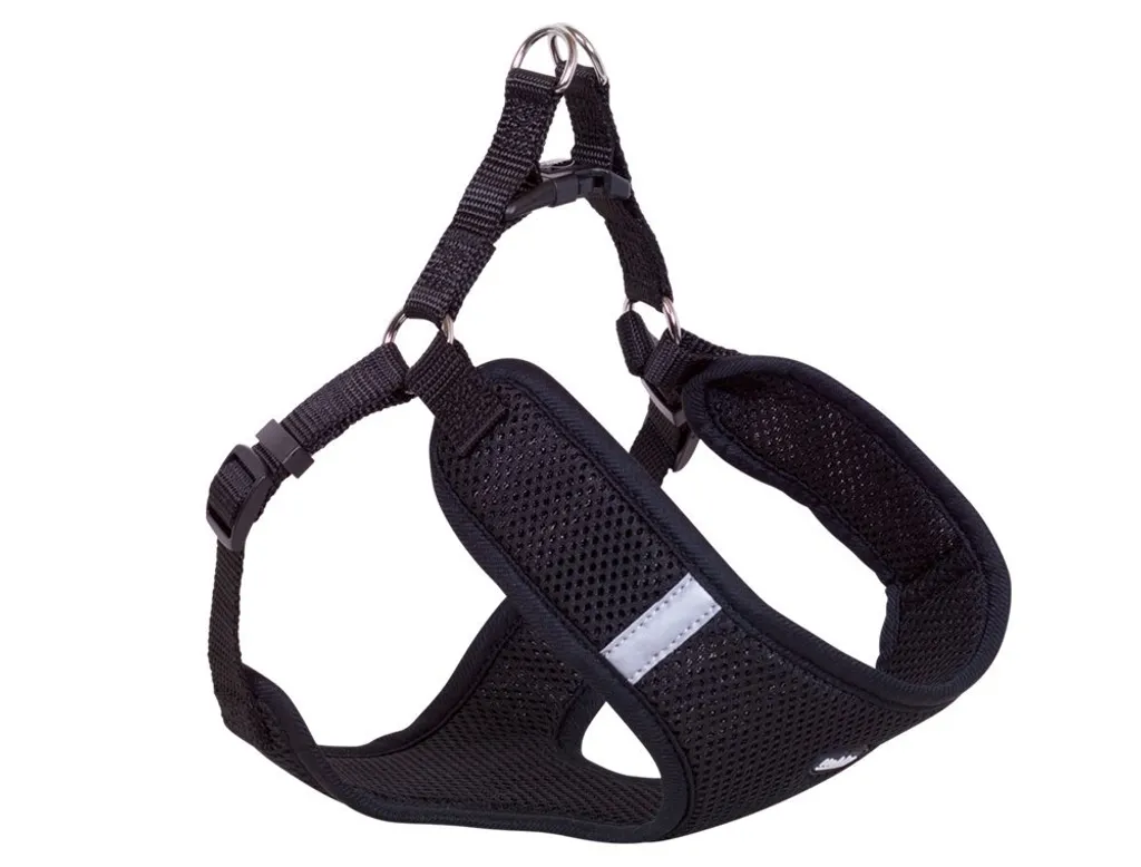 Nobby Collier "Mesh Reflect" noir B: 10mm, L: 41-46cm + 42cm