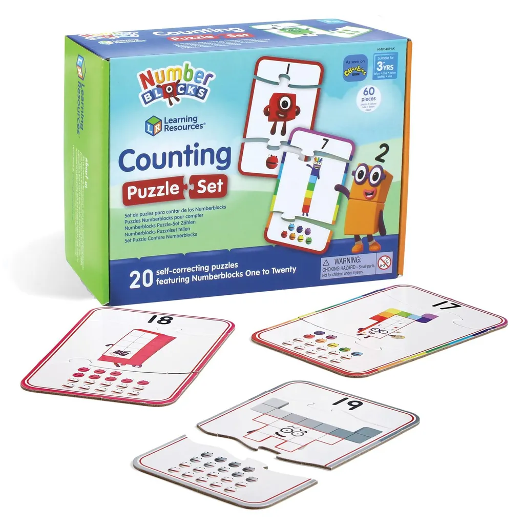 Puzzle Éducatif Numberblocks Set d'Apprentissage Mathématique Coloré