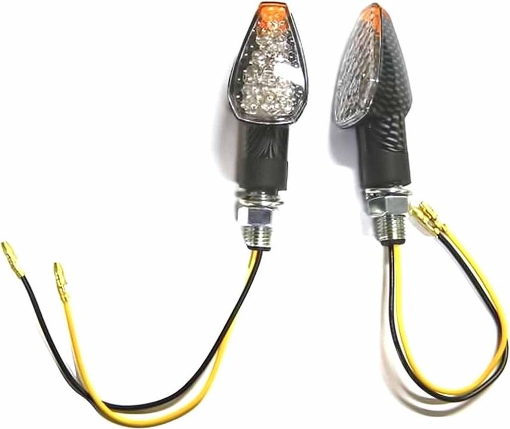 Blinker JMP Arrow2 LED kurz weiß Carbon Optik Produktbild 