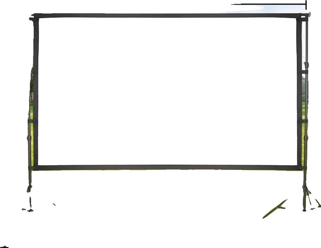 Écran de projection pliable anti-reflet en mousseline 2,1 x 2,3 m