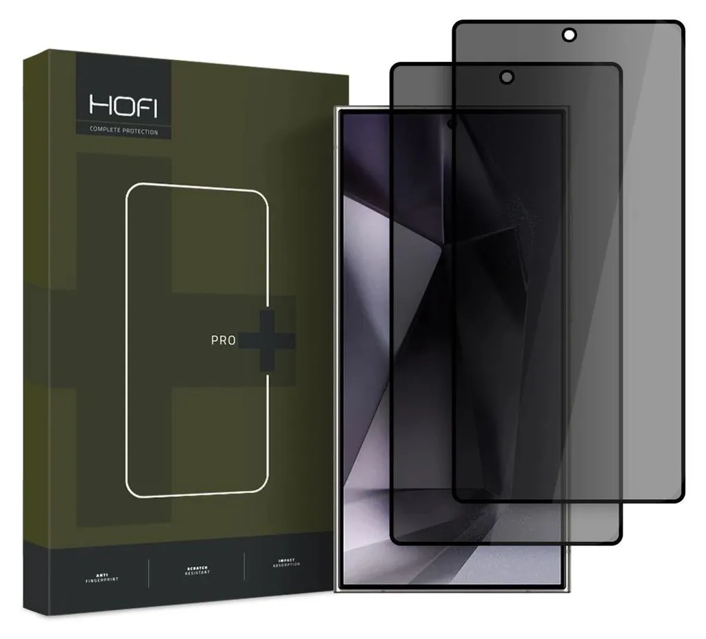 Hofi Glass Pro+ Privacy 2-Pack per Samsung Galaxy S25 Ultra 9H